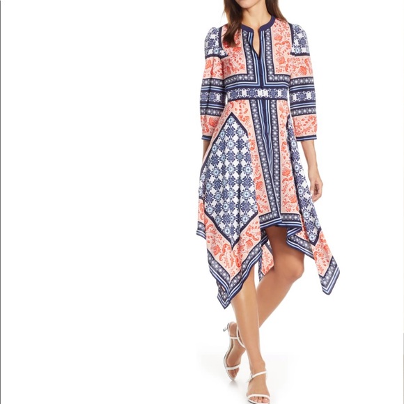 eliza j handkerchief dress